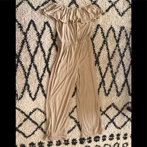 Tan Sabo Skirt Jumpsuit